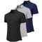 3-Pack Men's Short Sleeve Knit Button Down Shirt (Sizes, S to 3XL)